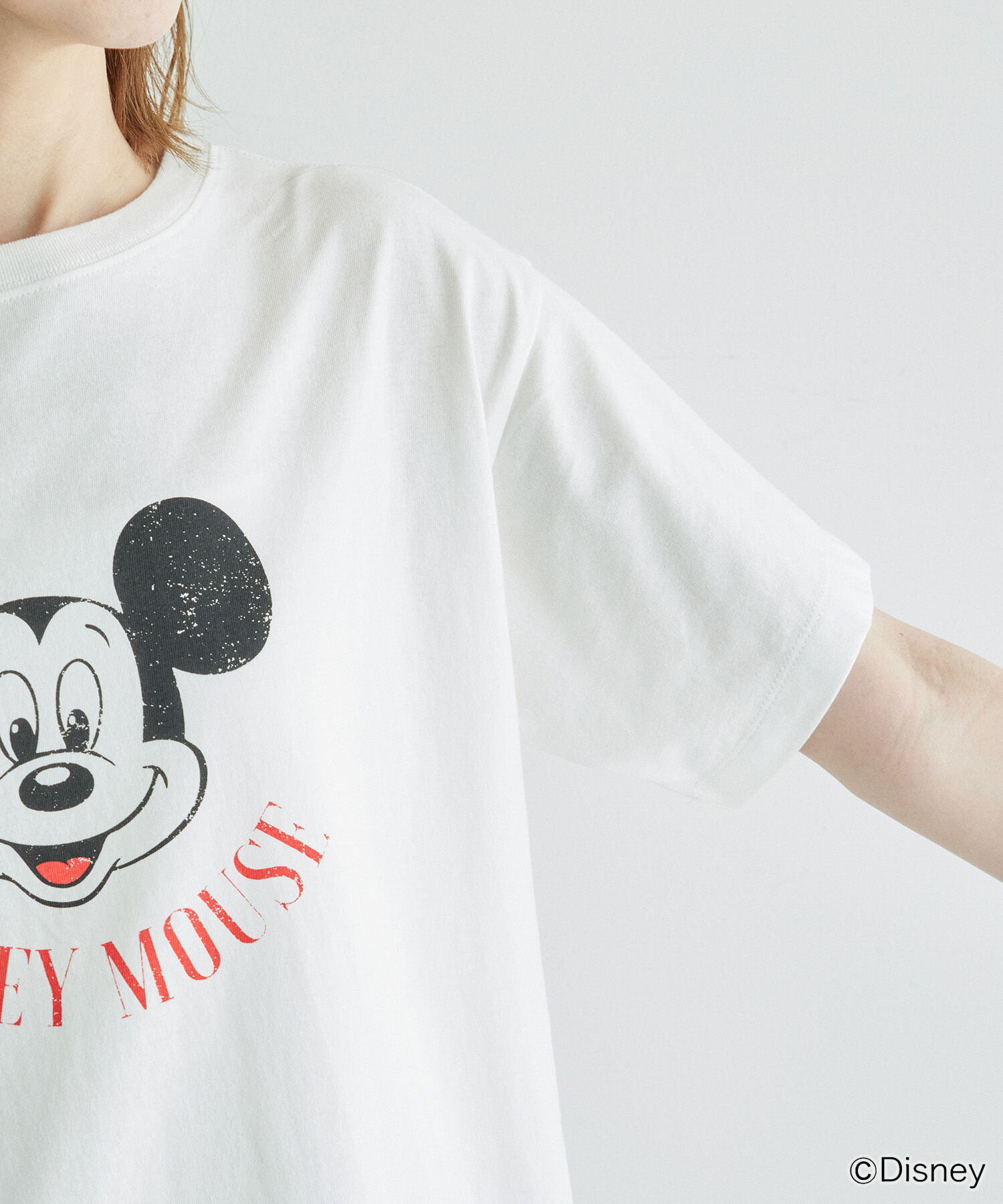 Rope&rsquo;Picnic「MICKEY MOUSE/プリントTシャツ」|Tシャツ・カットソー|