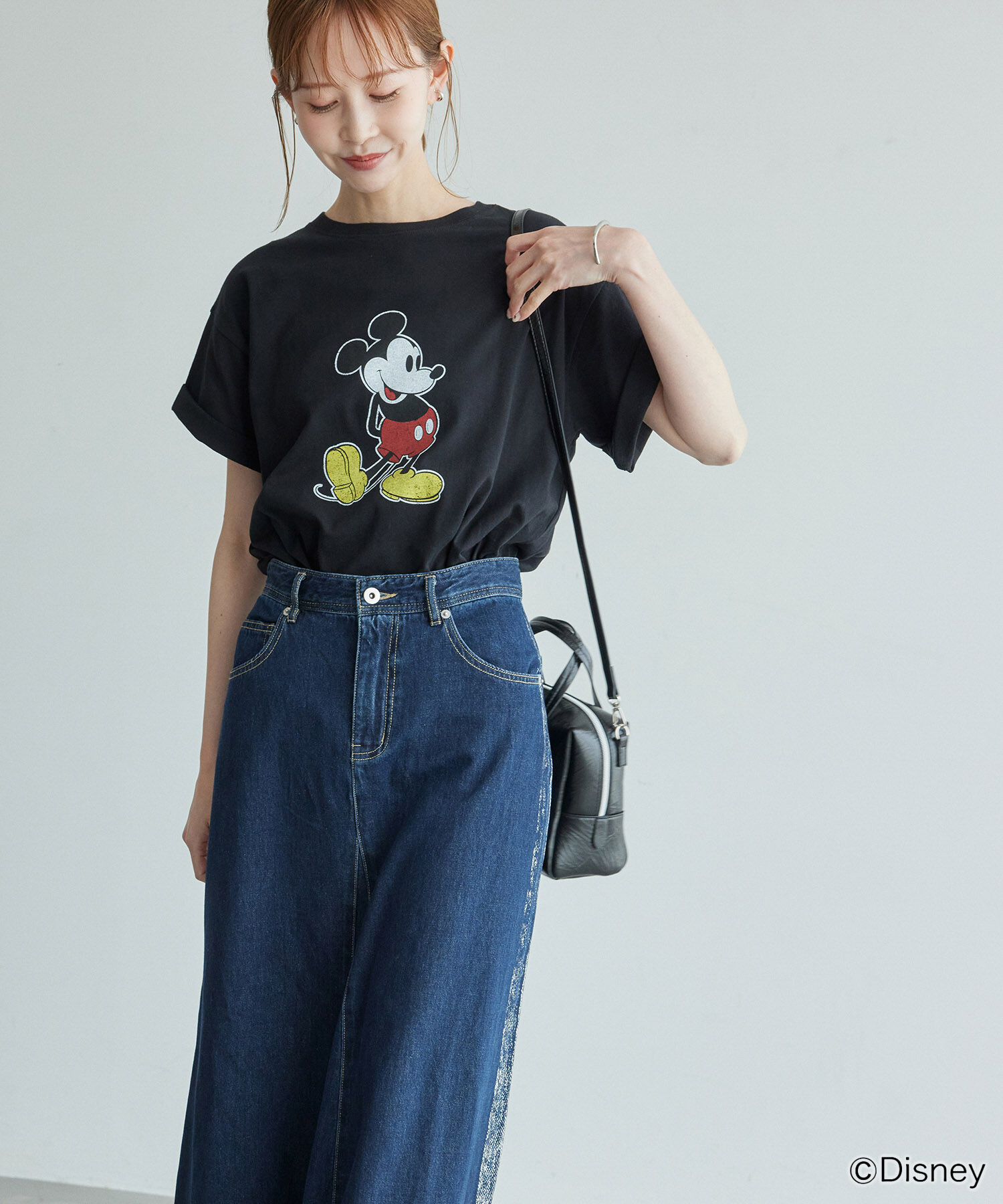 Rope&rsquo;Picnic「MICKEY MOUSE/プリントTシャツ」|Tシャツ・カットソー|