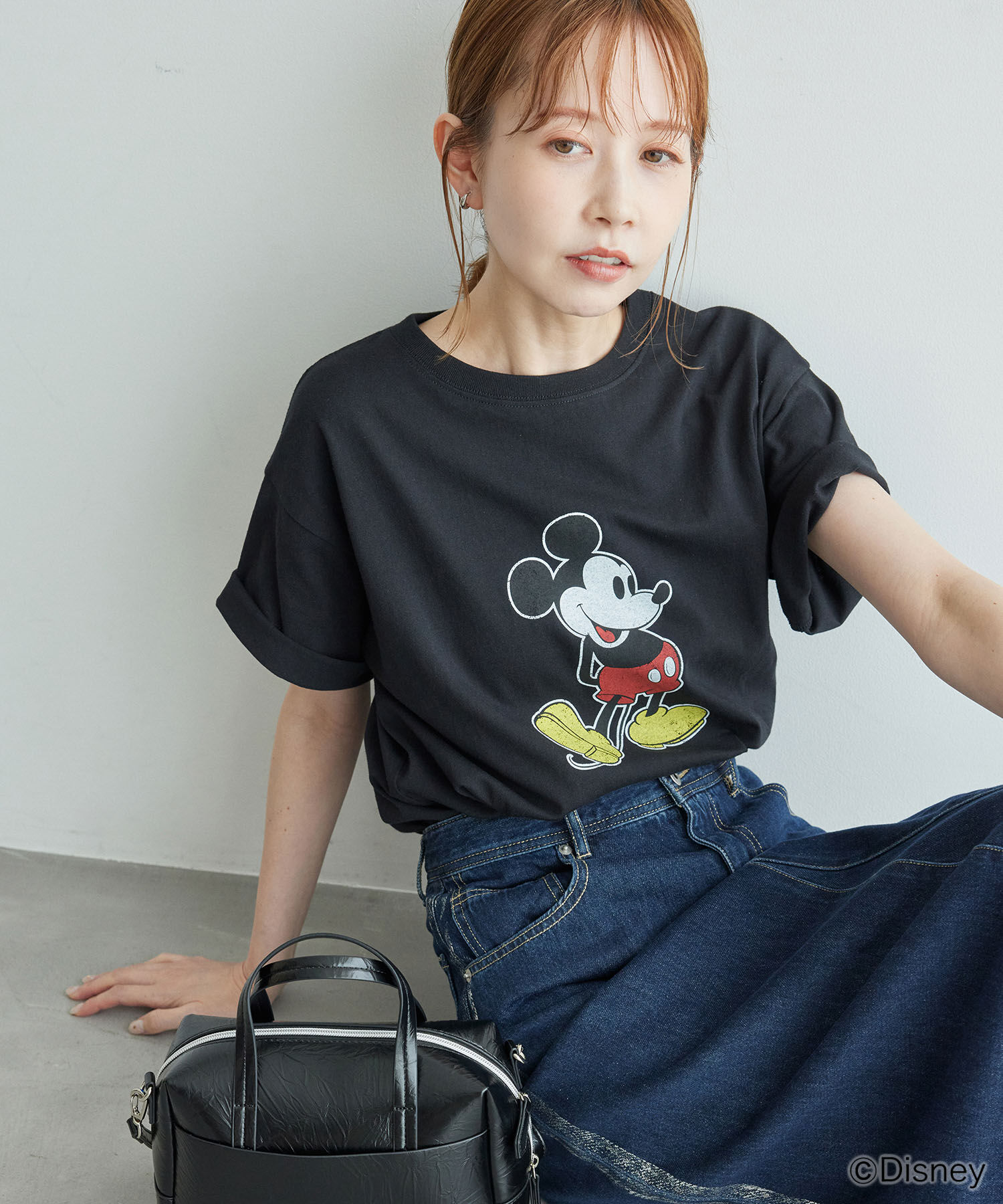 Rope&rsquo;Picnic「MICKEY MOUSE/プリントTシャツ」|Tシャツ・カットソー|