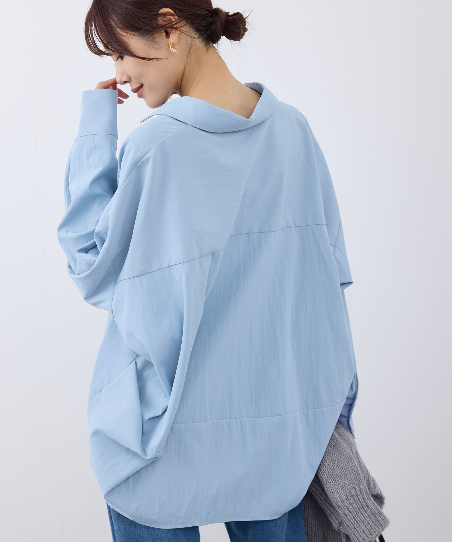 Rope&rsquo;Picnic「ニュアンススキッパーシャツ」|シャツ・ブラウス|