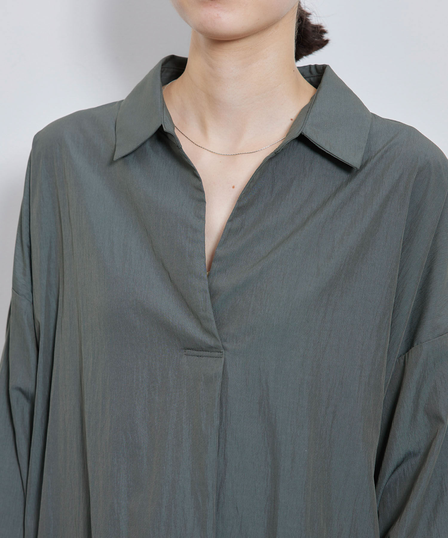 Rope&rsquo;Picnic「ニュアンススキッパーシャツ」|シャツ・ブラウス|