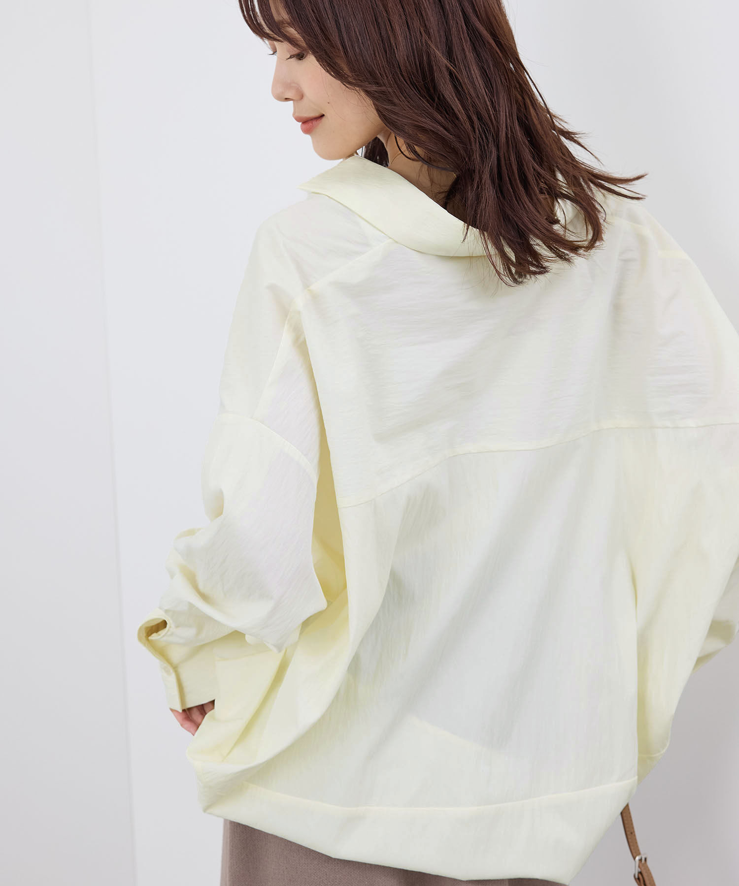 Rope&rsquo;Picnic「ニュアンススキッパーシャツ」|シャツ・ブラウス|