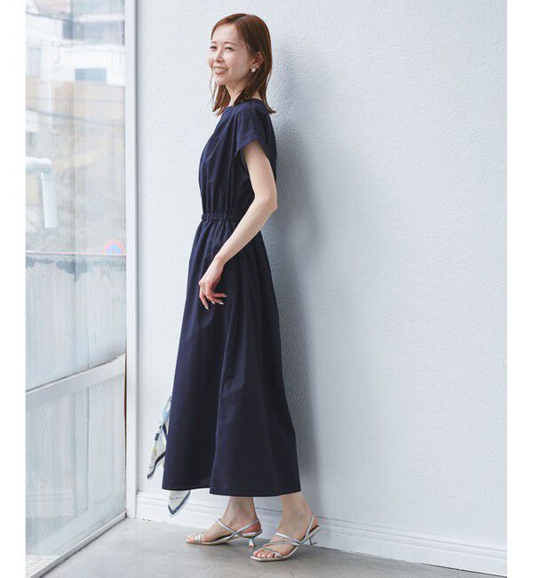 Rope&rsquo;Picnic「【UVカット・接触冷感・イージーケア】スキッパーシャツワンピース」|ワンピース|