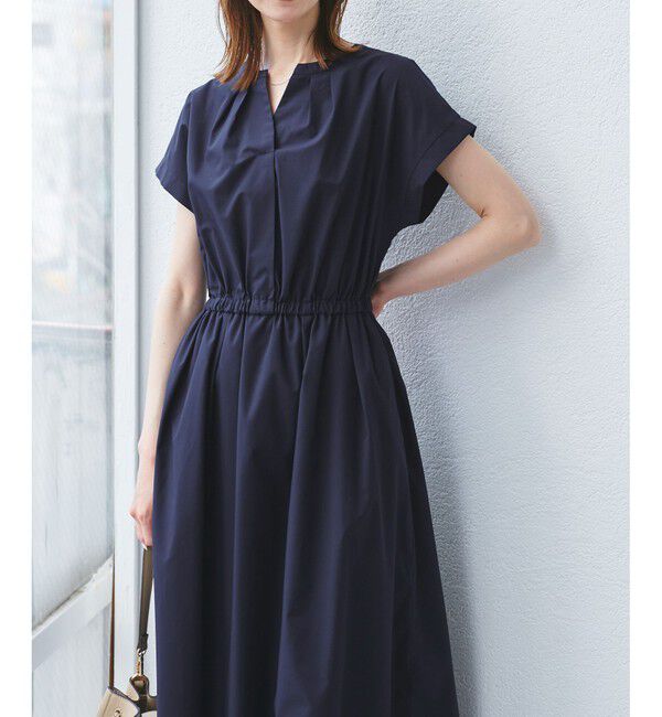 Rope&rsquo;Picnic「【UVカット・接触冷感・イージーケア】スキッパーシャツワンピース」|ワンピース|