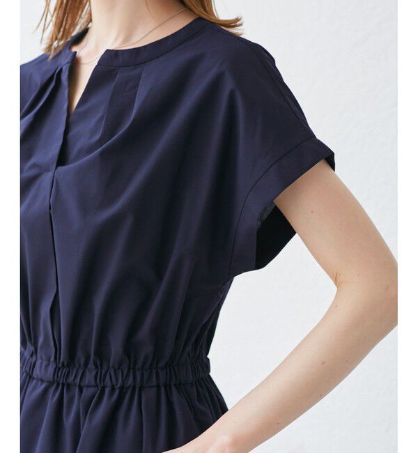 Rope&rsquo;Picnic「【UVカット・接触冷感・イージーケア】スキッパーシャツワンピース」|ワンピース|