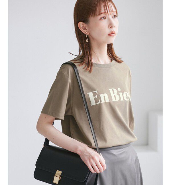 Rope&rsquo;Picnic「【UVカット・接触冷感・汗染み加工】フロッキーロゴTシャツ」|Tシャツ・カットソー|