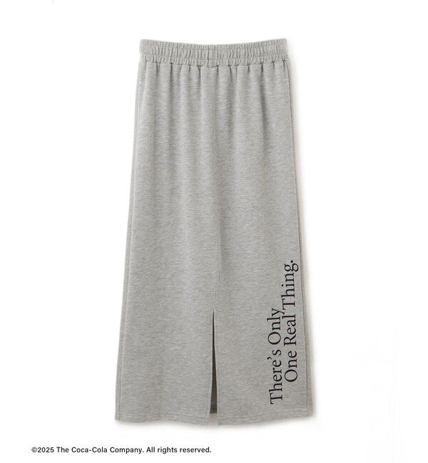 Rope&rsquo;Picnic「【Coca-Cola】【汗染み加工・セットアップ対応】ラメ入りミニ裏毛アイラインスカート」|スカート|