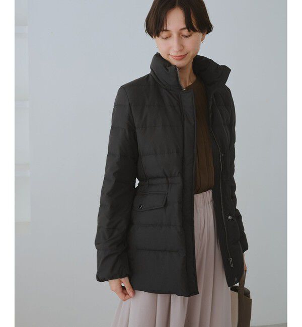 Rope&rsquo;Picnic「【GREEN DOWN/グリーンダウン】ファー付きダウンミドル丈コート/リンクコーデ」|ダウン|