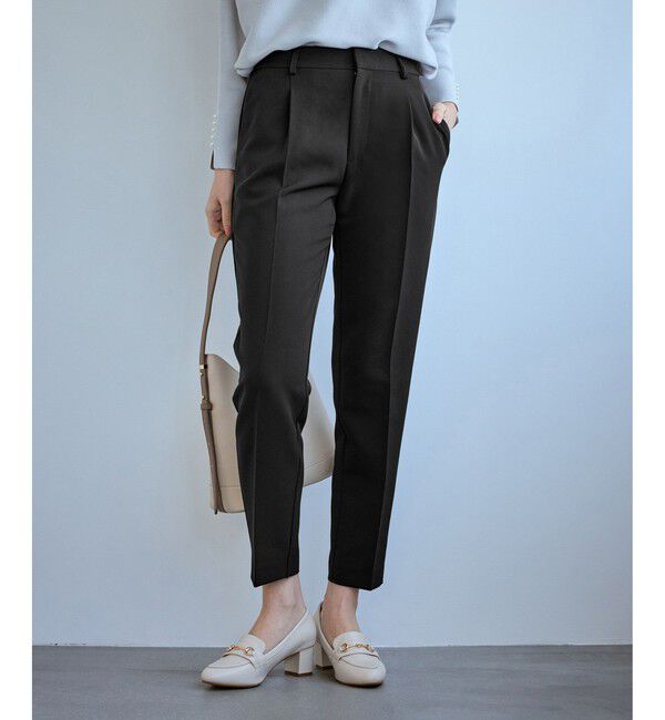 Rope&rsquo;Picnic「【WEB限定カラー】360&deg;ウルトラストレッチ テーパードパンツ/花粉ガード・セットアップ対応」|チノ|