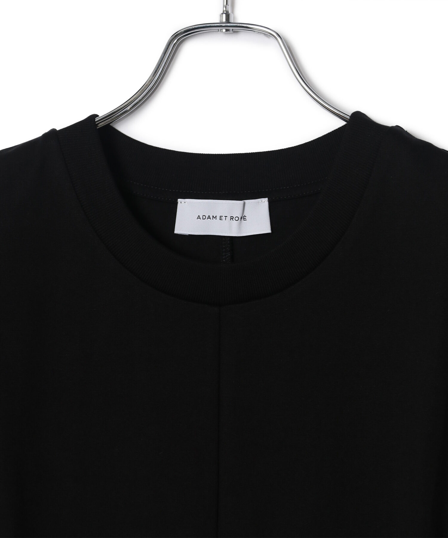 ADAM ET ROPE'「【サステナブル・洗える】ウエストシェイプジャージプルオーバー」|Tシャツ・カットソー|