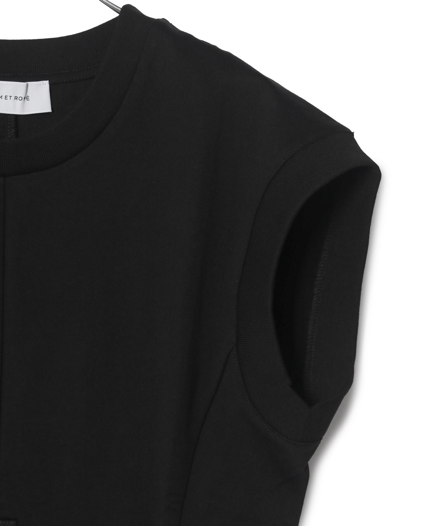 ADAM ET ROPE'「【サステナブル・洗える】ウエストシェイプジャージプルオーバー」|Tシャツ・カットソー|