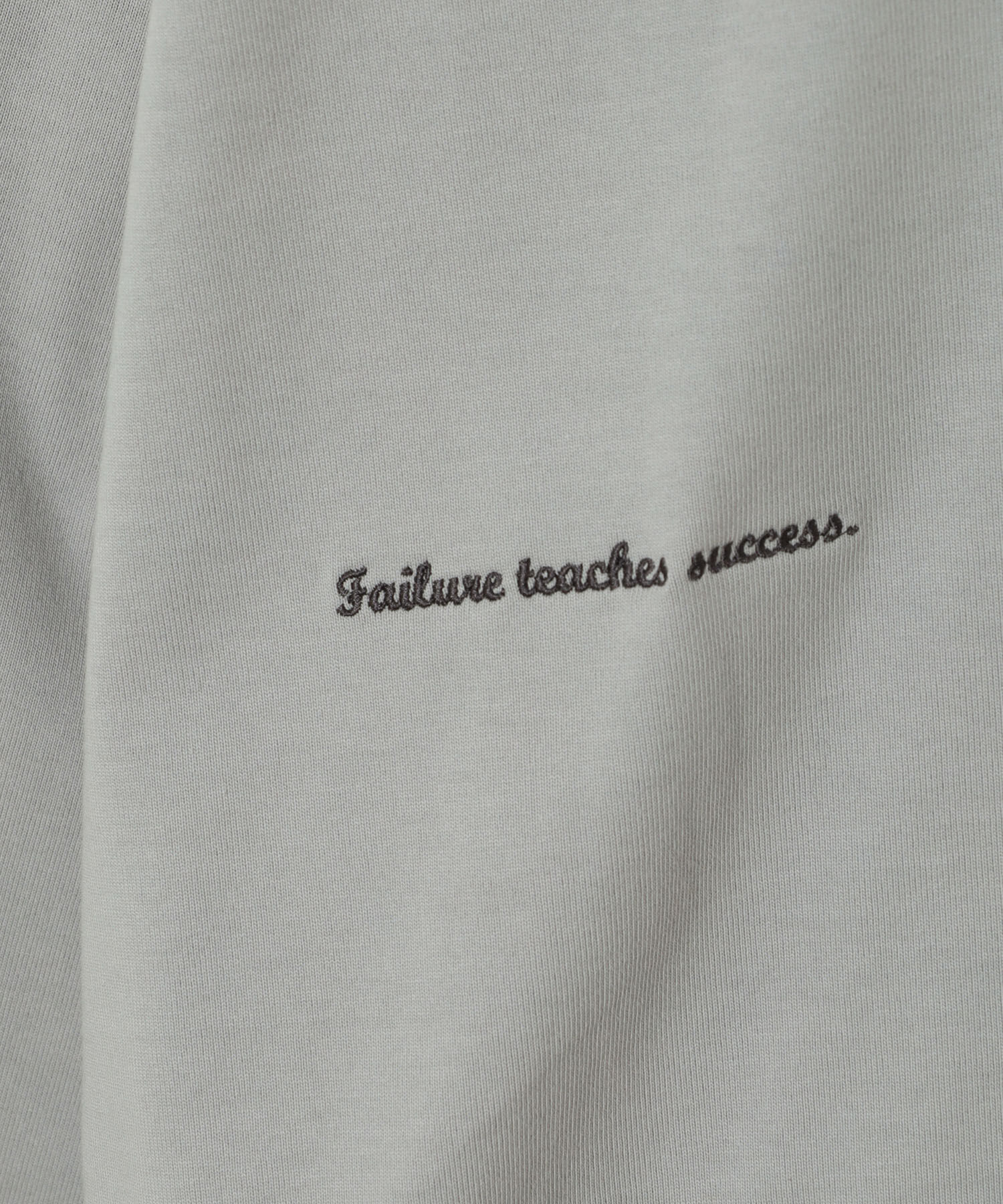 ADAM ET ROPE'「【WEB限定・洗える】ミックスロゴ刺繍ハーフジップロンT」|Tシャツ・カットソー|