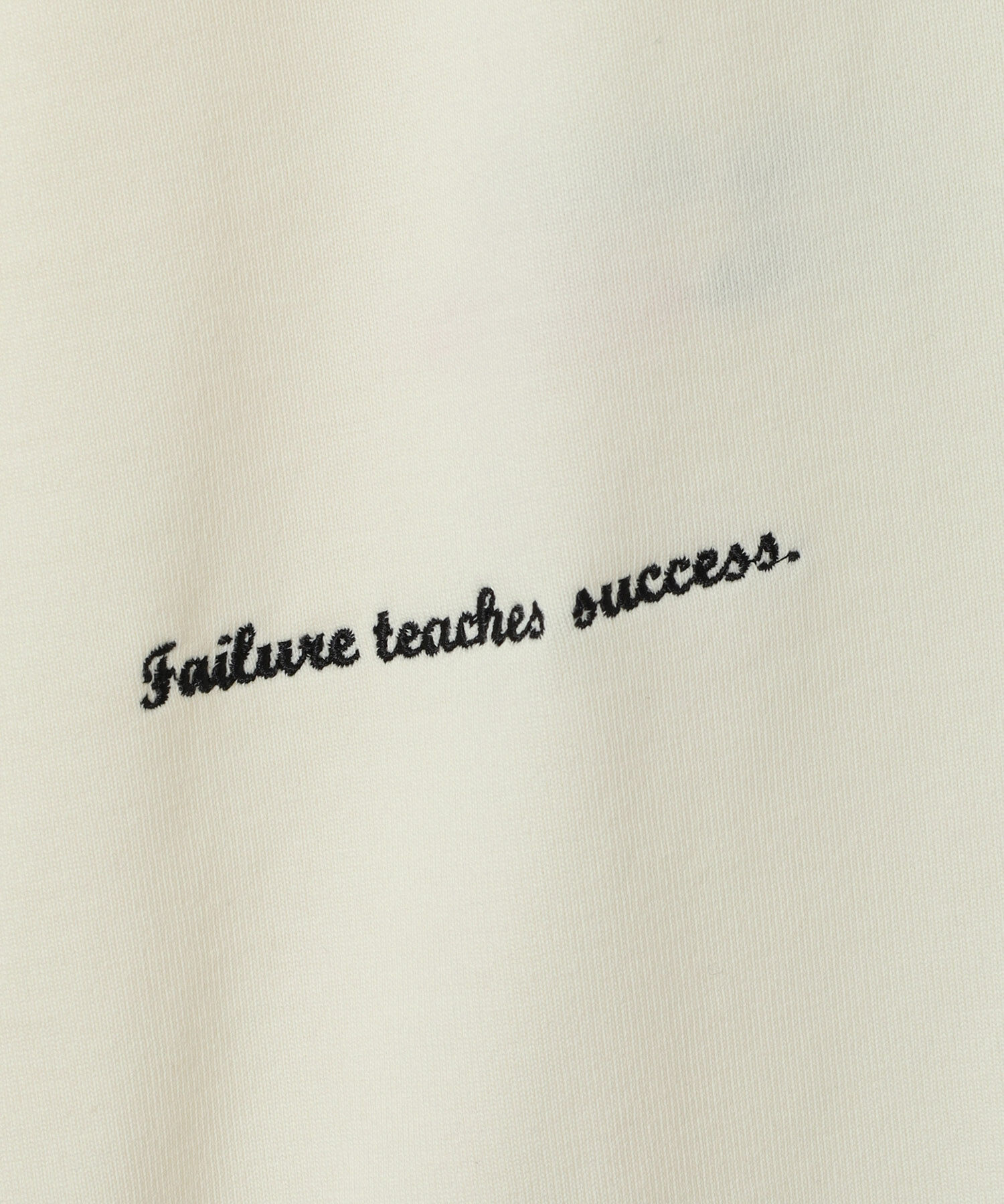 ADAM ET ROPE'「【WEB限定・洗える】ミックスロゴ刺繍ハーフジップロンT」|Tシャツ・カットソー|