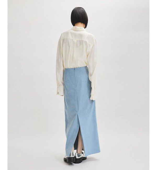 ADAM ET ROPE'「シンセティックスエードペンシルマキシスカート」|スカート|