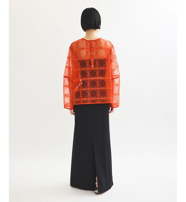 ADAM ET ROPE'「スクエアレースプルオーバー」|Tシャツ・カットソー|