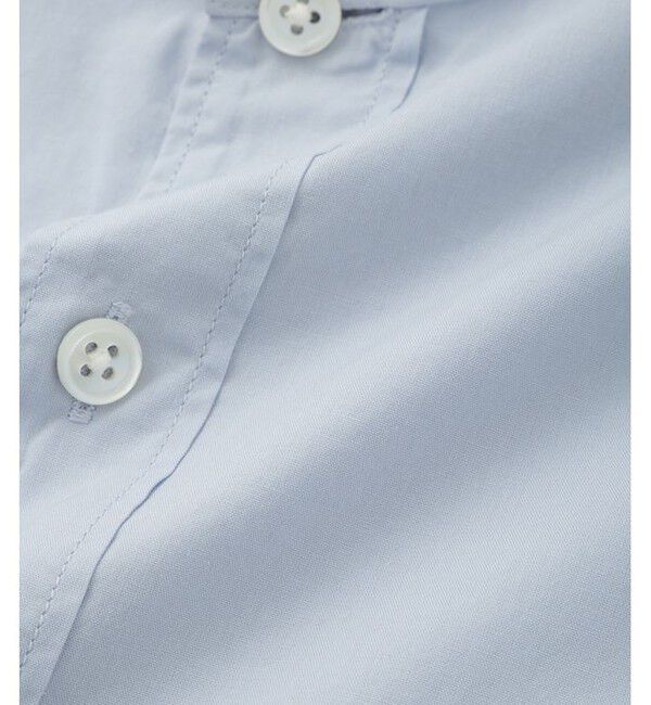 ADAM ET ROPE'「【Sea Island Cotton】バンドカラー シャツ」|シャツ・ブラウス|