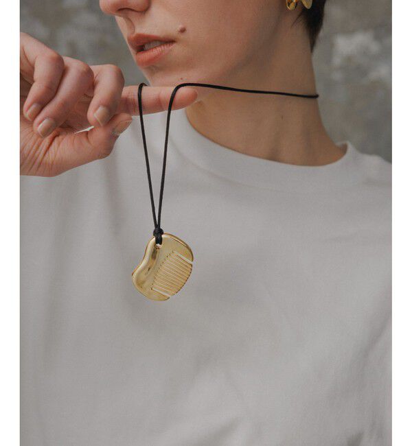 ADAM ET ROPE'「【EMOELLE】櫛モチーフネックレス」|ネックレス|ゴールド