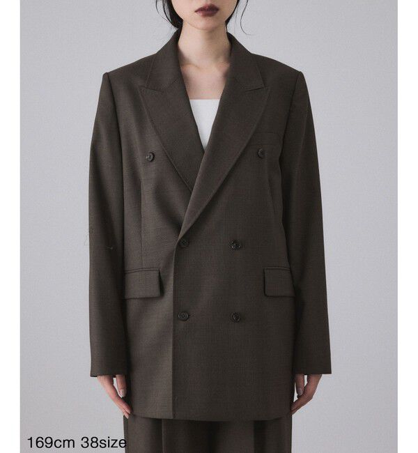 ADAM ET ROPE'「【EMOELLE】ボックスジャケット」|テーラードジャケット|
