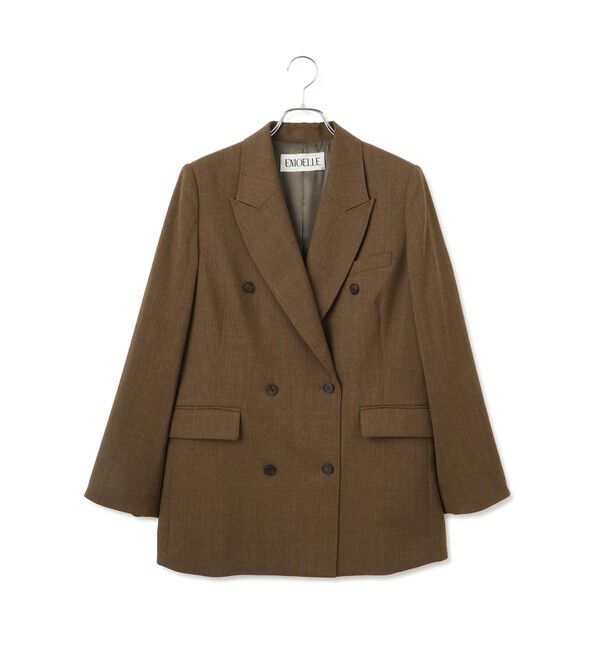 ADAM ET ROPE'「【EMOELLE】ボックスジャケット」|テーラードジャケット|