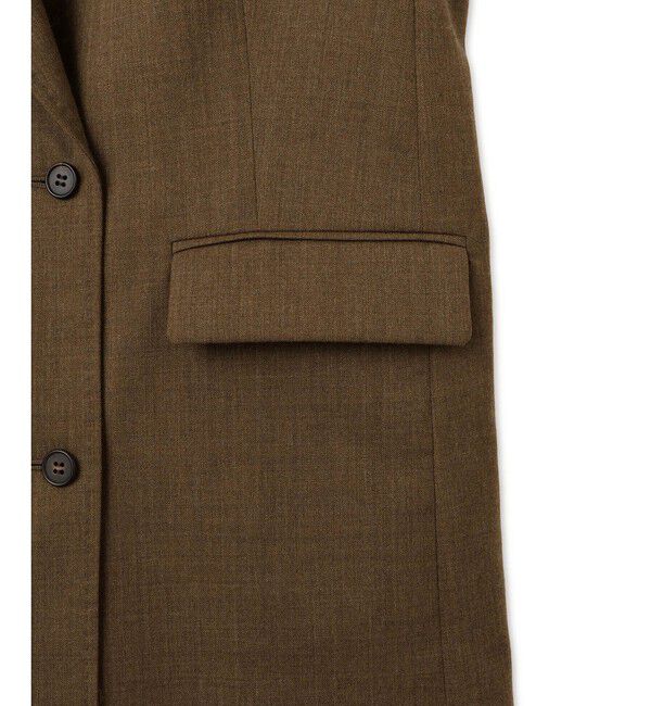 ADAM ET ROPE'「【EMOELLE】ボックスジャケット」|テーラードジャケット|