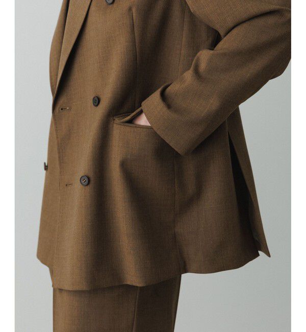 ADAM ET ROPE'「【EMOELLE】ボックスジャケット」|テーラードジャケット|