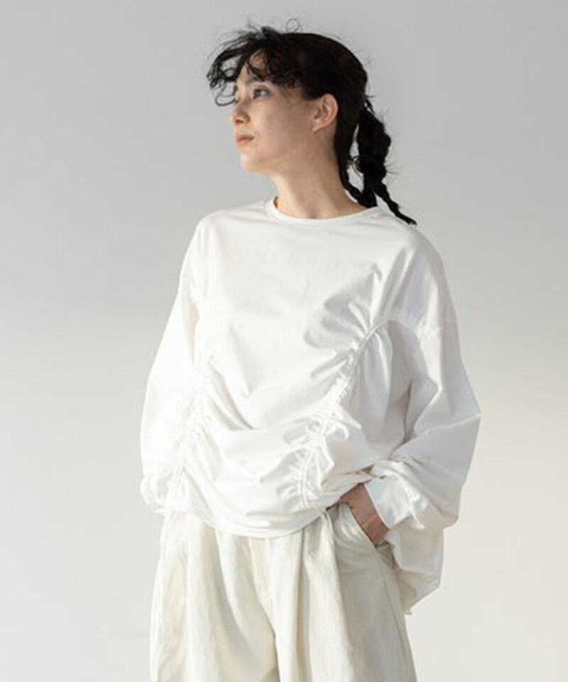  「ドローストリングTシャツ」|Tシャツ・カットソー|WHITE