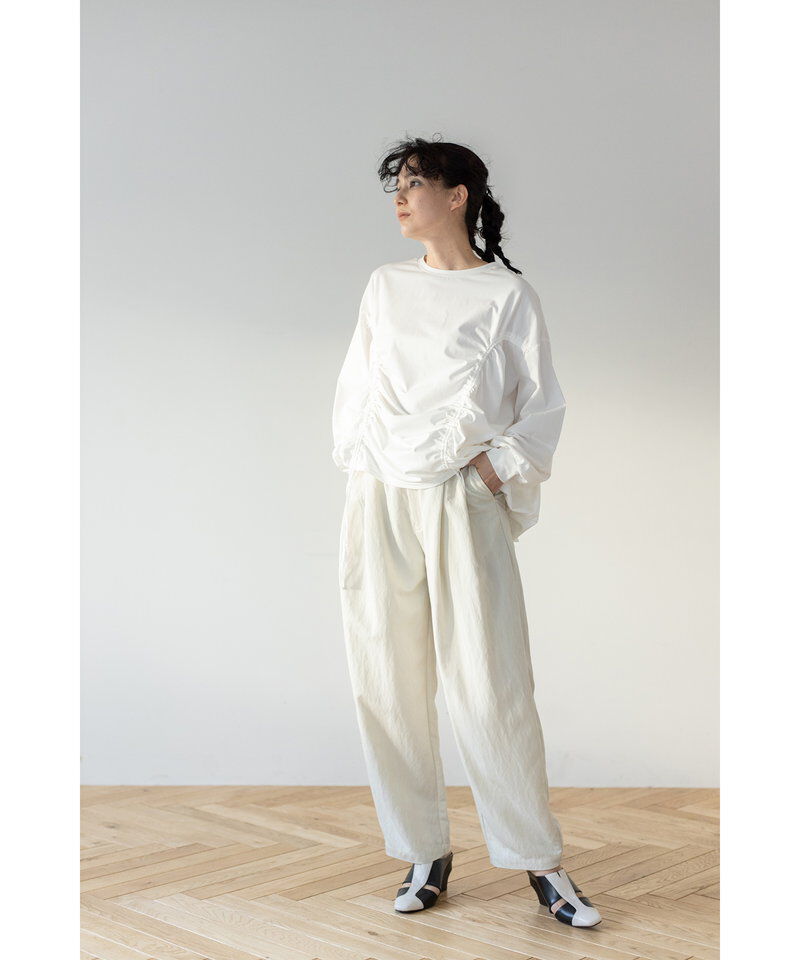  「ドローストリングTシャツ」|Tシャツ・カットソー|