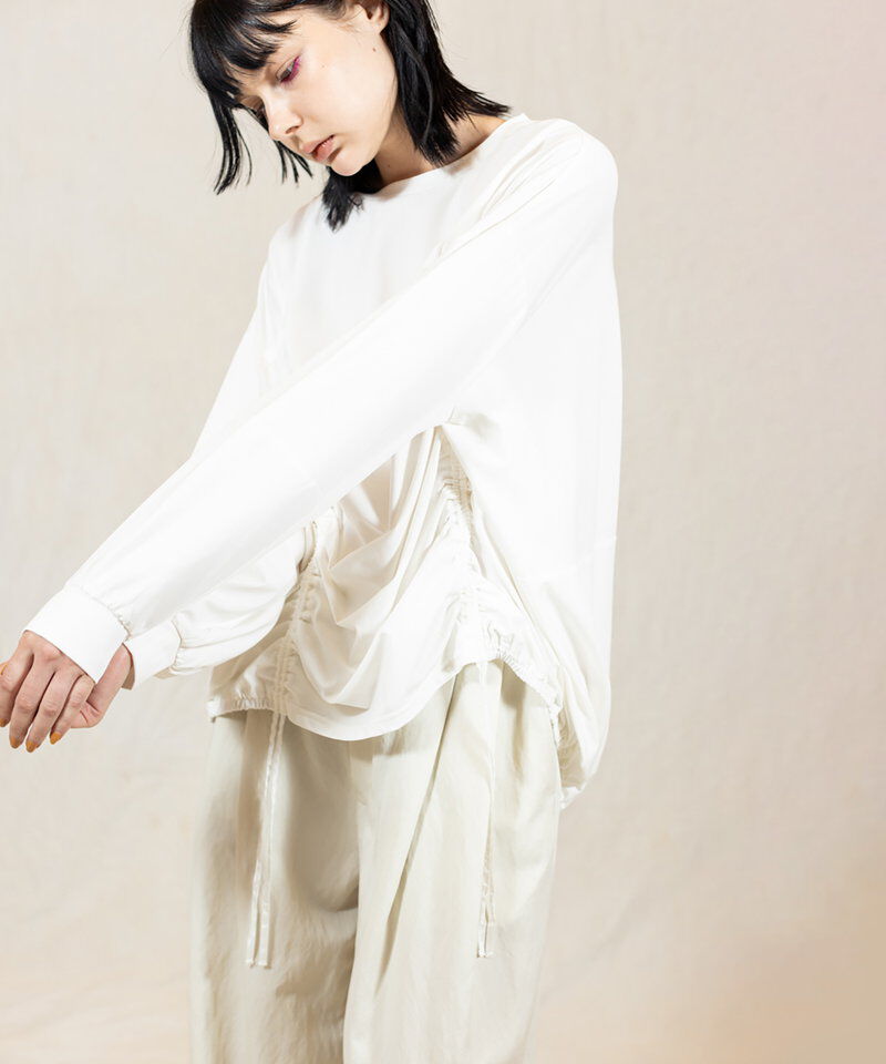  「ドローストリングTシャツ」|Tシャツ・カットソー|