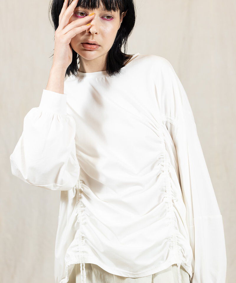  「ドローストリングTシャツ」|Tシャツ・カットソー|