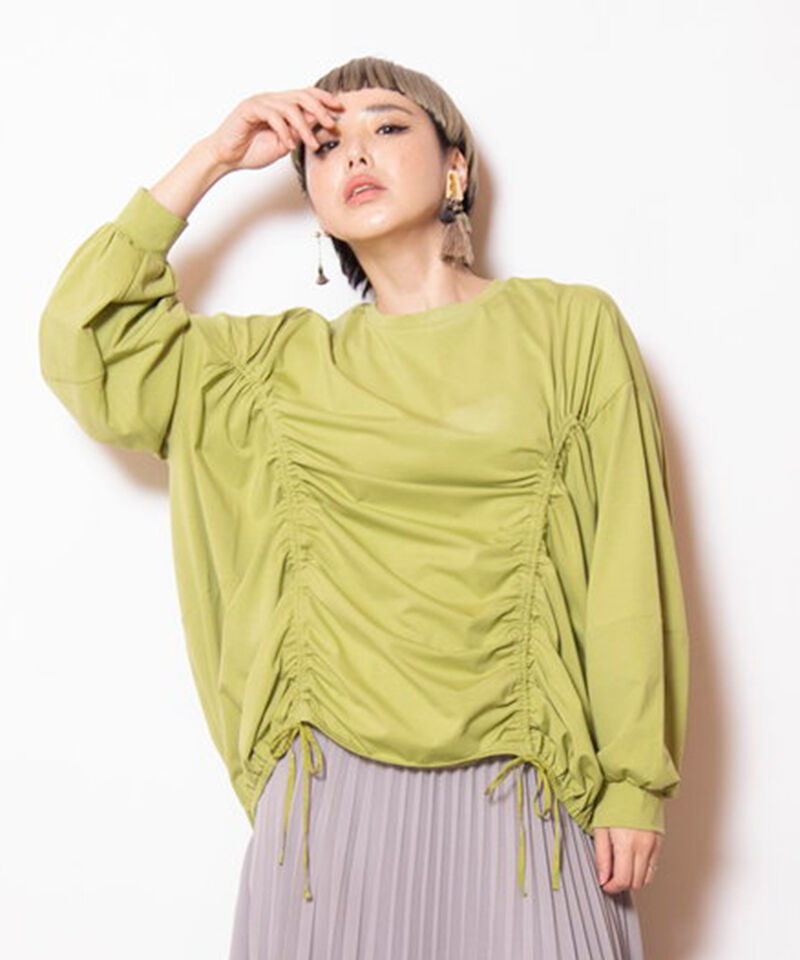  「ドローストリングTシャツ」|Tシャツ・カットソー|GREEN
