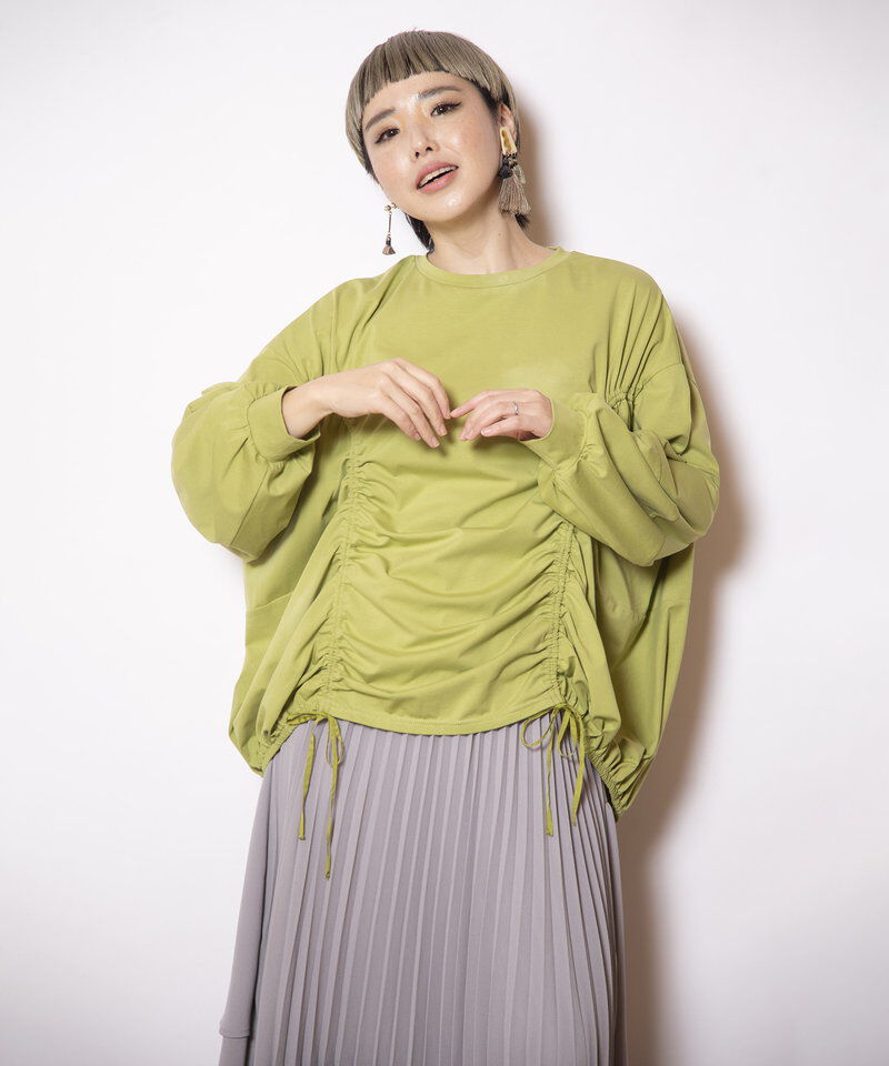  「ドローストリングTシャツ」|Tシャツ・カットソー|