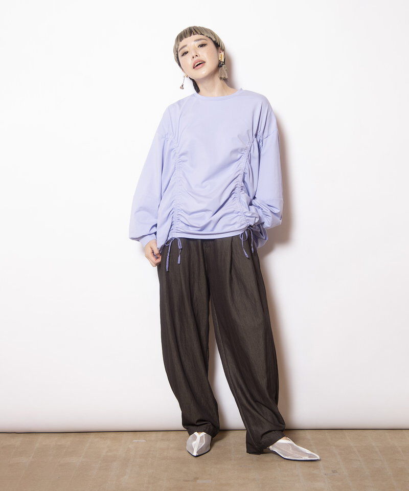  「ドローストリングTシャツ」|Tシャツ・カットソー|
