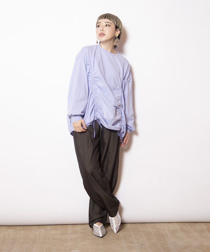  「ドローストリングTシャツ」|Tシャツ・カットソー|