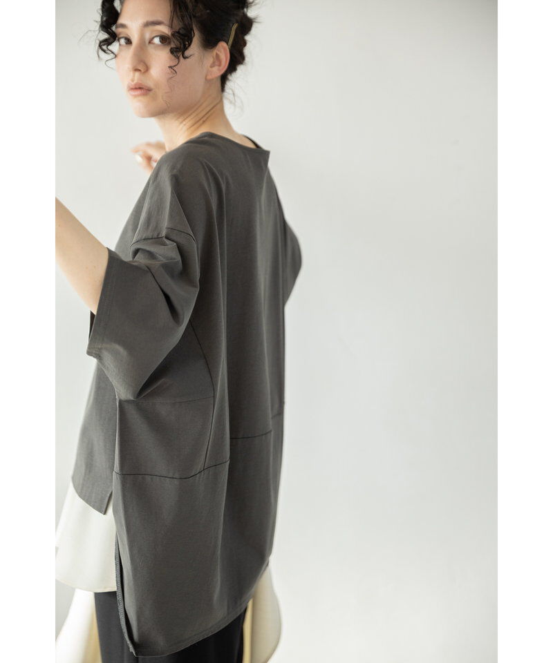  「バックロングコクーンプルオーバー」|Tシャツ・カットソー|