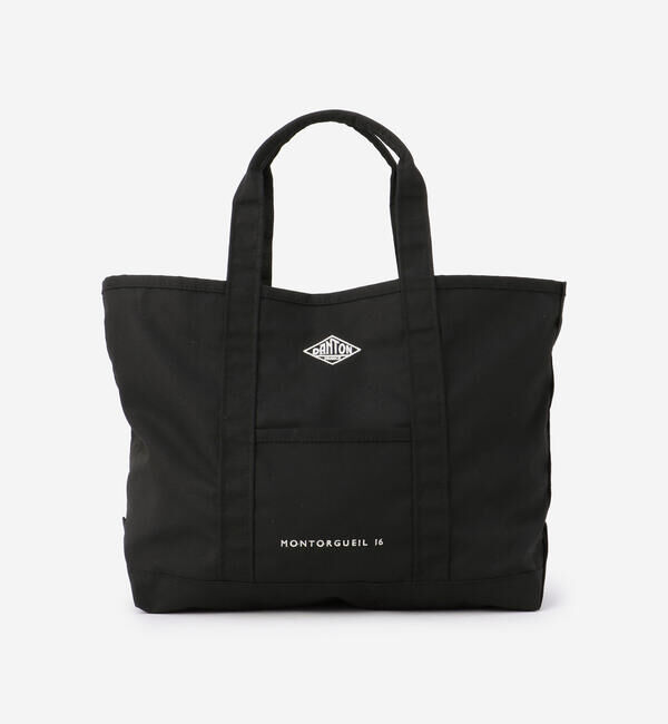 DANTON「DANTON | キャンバス マルシェバッグ MONTORGUEIL」|トートバッグ|BLACK