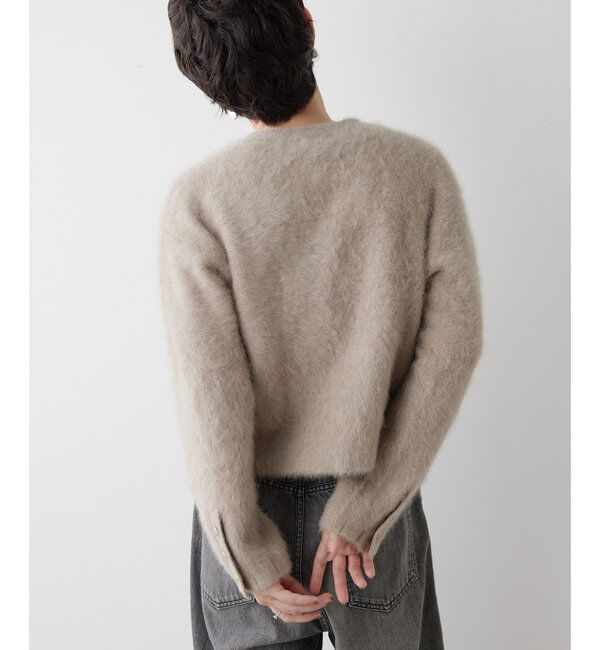  「カシミヤ混ファーニットジャケット」|ニット・セーター|