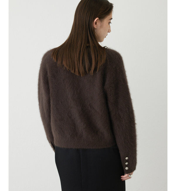  「カシミヤ混ファーニットジャケット」|ニット・セーター|