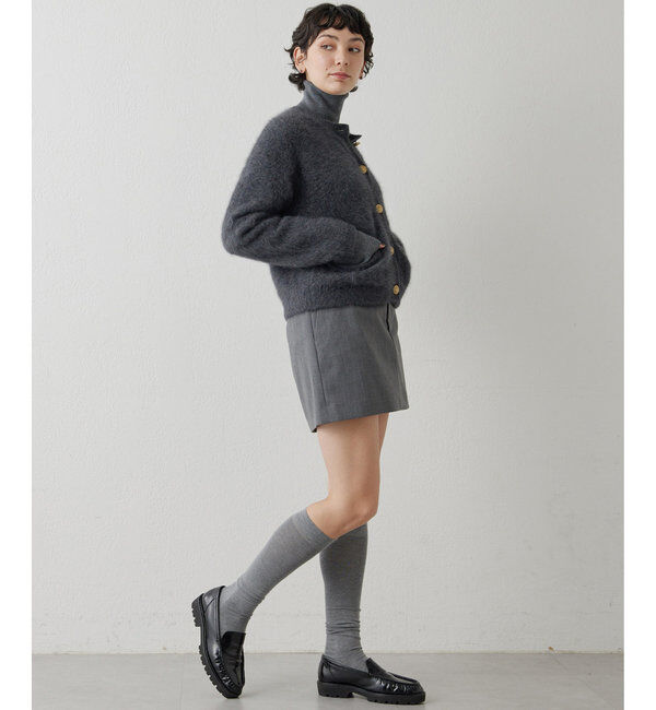  「カシミヤ混ファーニットジャケット」|ニット・セーター|