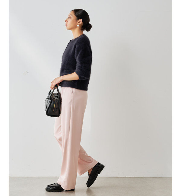  「カシミヤ混ファーニットジャケット」|ニット・セーター|