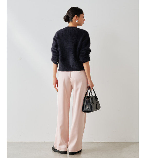  「カシミヤ混ファーニットジャケット」|ニット・セーター|