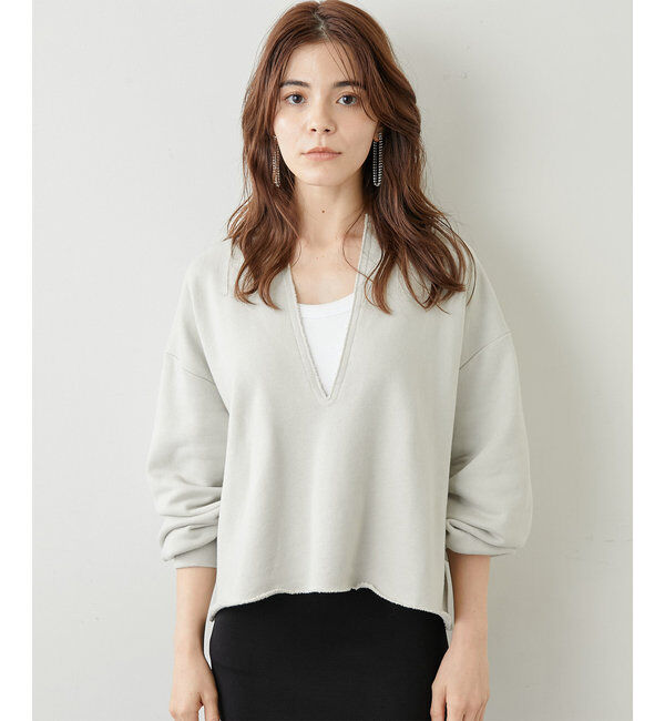  「スウェットVネックプルオーバー２」|Tシャツ・カットソー|