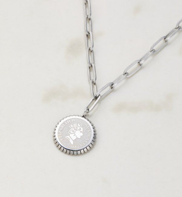  「ステンレスコインネックレス」|リング|