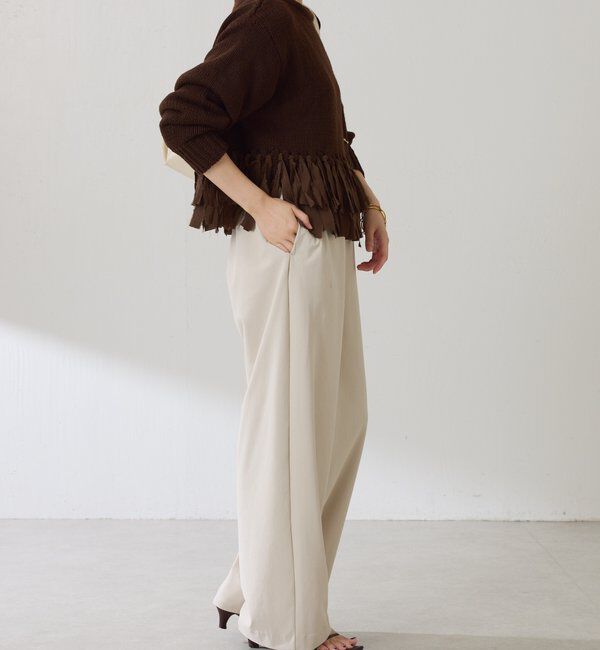  「裾フリンジニット」|ニット・セーター|