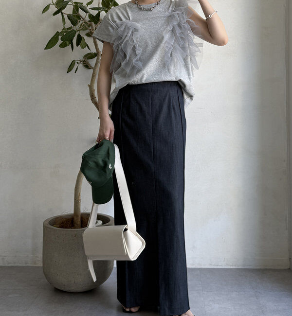  「【WEB限定】2WAYフリルTEE」|Tシャツ・カットソー|