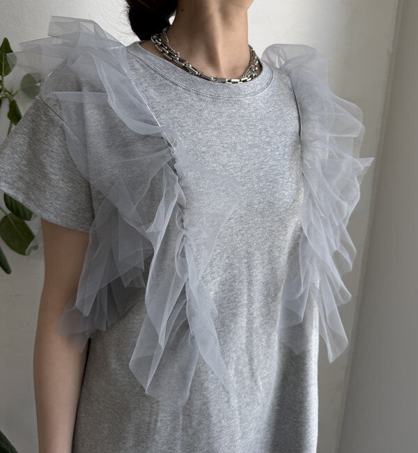  「【WEB限定】2WAYフリルTEE」|Tシャツ・カットソー|