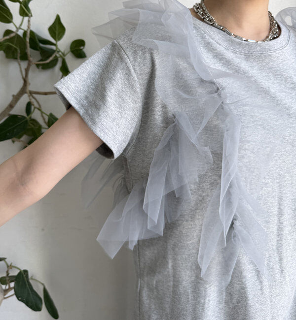  「【WEB限定】2WAYフリルTEE」|Tシャツ・カットソー|