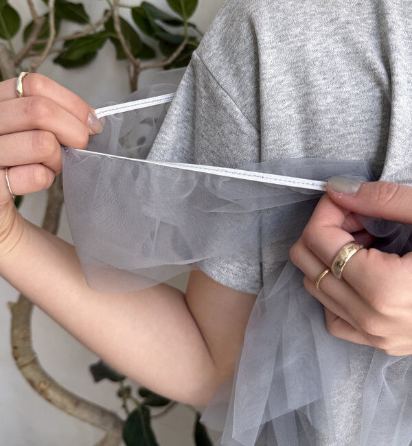  「【WEB限定】2WAYフリルTEE」|Tシャツ・カットソー|