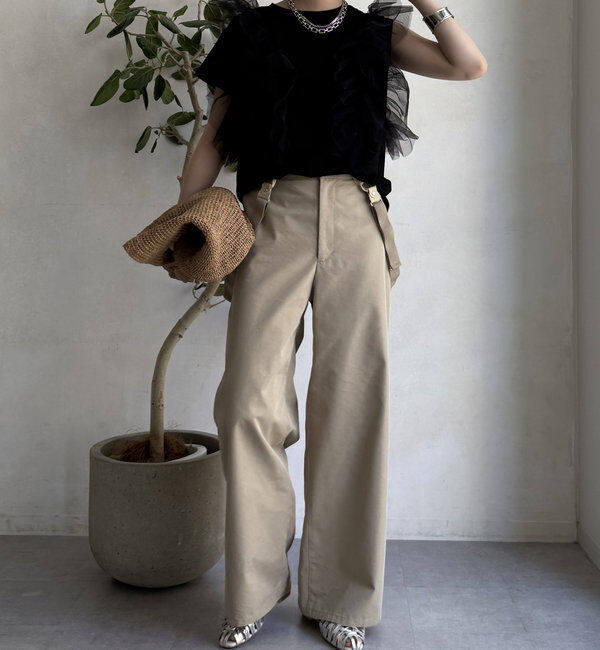  「【WEB限定】2WAYフリルTEE」|Tシャツ・カットソー|