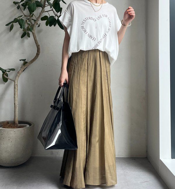  「【WEB限定】ハートタックスリーブTEE」|Tシャツ・カットソー|