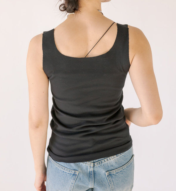  「【RIVE DROITE 名品インナー】シームレスタンク」|キャミソール|